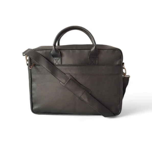 Black Leather Men’s Laptop Carrier
