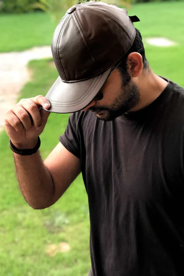 Cap in Genuine Sheep Leather