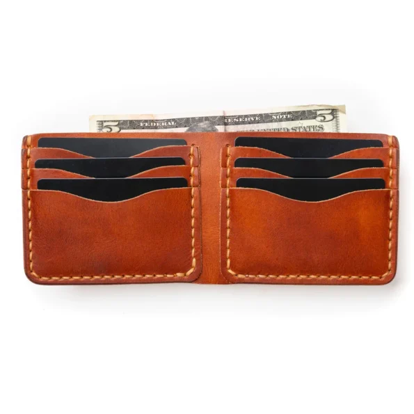English Tan Bifold Wallet