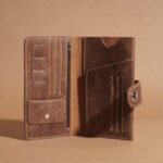 Brown Leather Travel Wallet