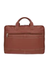 Decade Light Brown Leather Laptop Bag