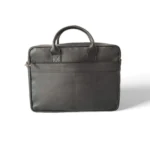 Men’s Black Leather Laptop Sleeve