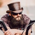 Stylish Leather Top Hat