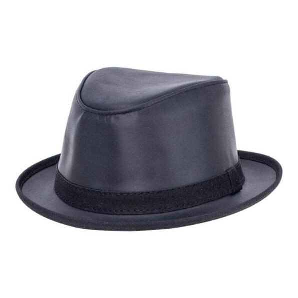 Leather Trilby Fedora for Men