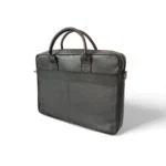 Men’s Black Leather Laptop Sleeve