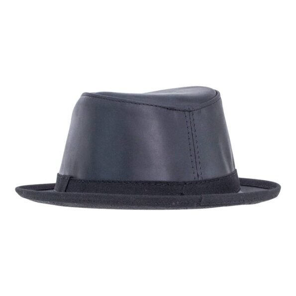 Men's Leather Trilby Fedora