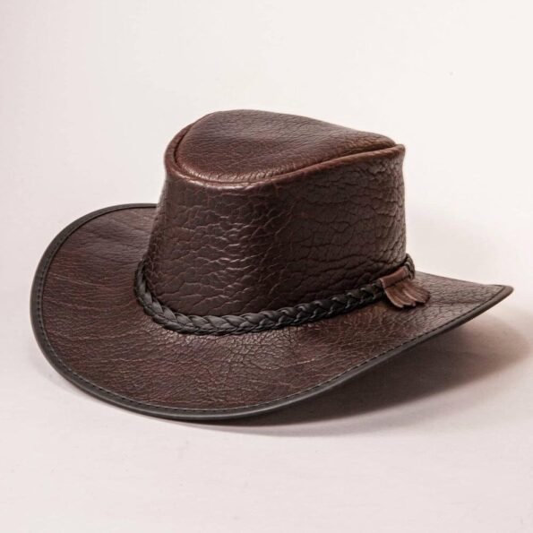 Roughneck Men’s Buffalo Leather Hat
