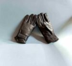 Stylish Black Lambskin Gloves