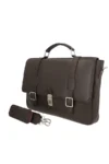 Dark Brown Leather Work Bag – Valiant