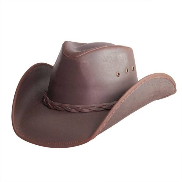 Women's Leather Western Hat
