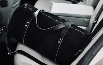 Anniversary leather duffel