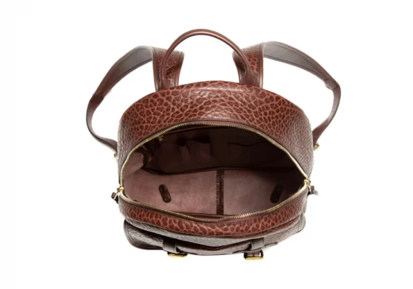 Backpack in Textured Leather