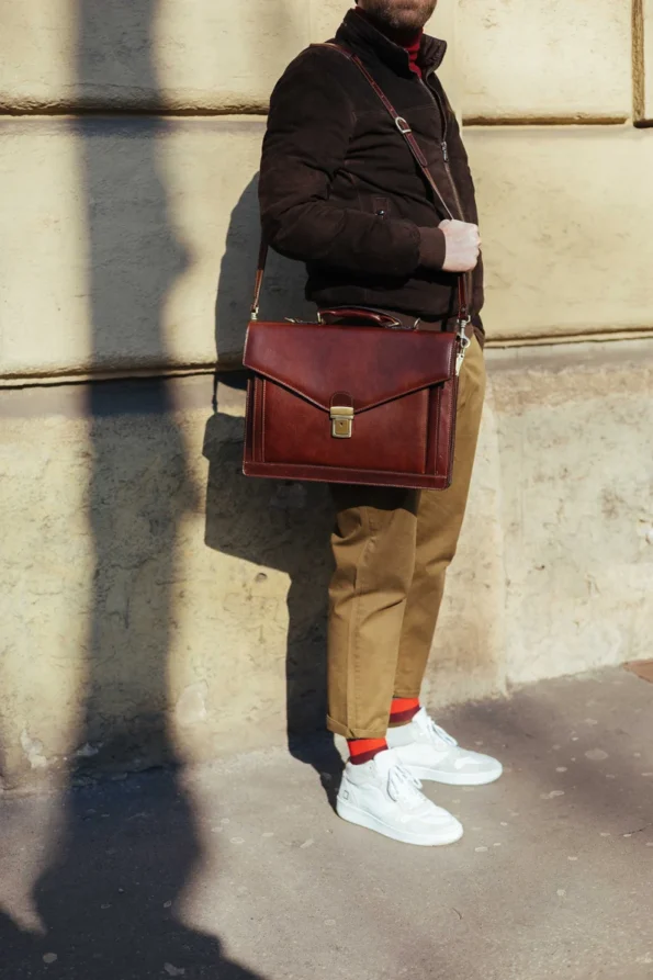 Briefcase in Brown