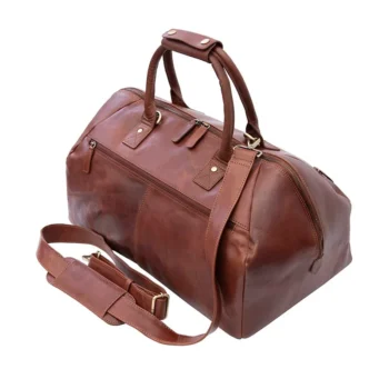 Buff leather Phoenix bag