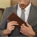 Kattee Men’s Vintage Leather Long Wallet in Genuine Leather