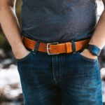 Men’s English Tan Leather Belt
