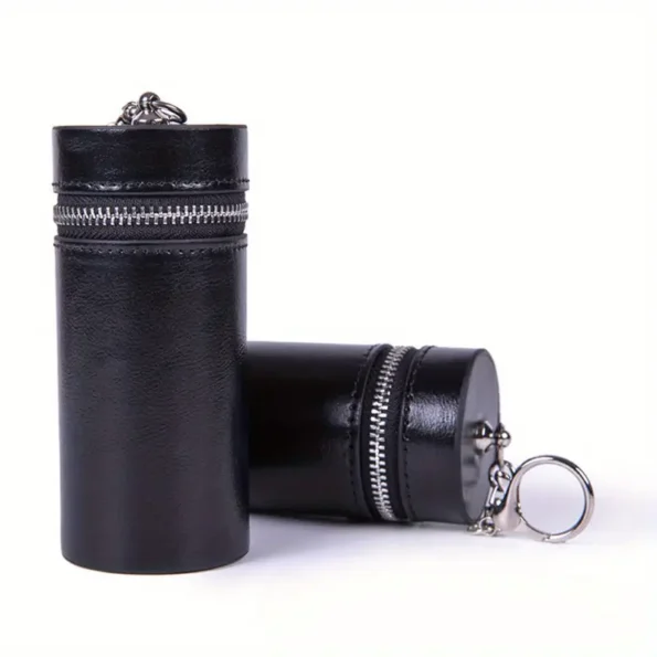 Faux leather smoking case