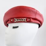French Style PU Leather Beret
