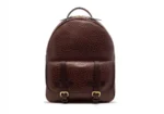 Bag in Shrunken Grain Leather
