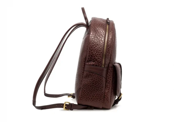 Grain Leather Carry-All Backpack