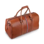 Leather travel bag for men