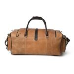 Buffalo leather travel bag