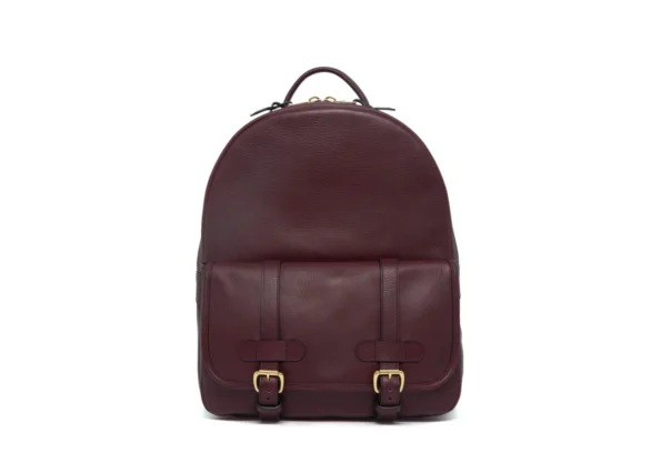 Leather Bag with Zipper