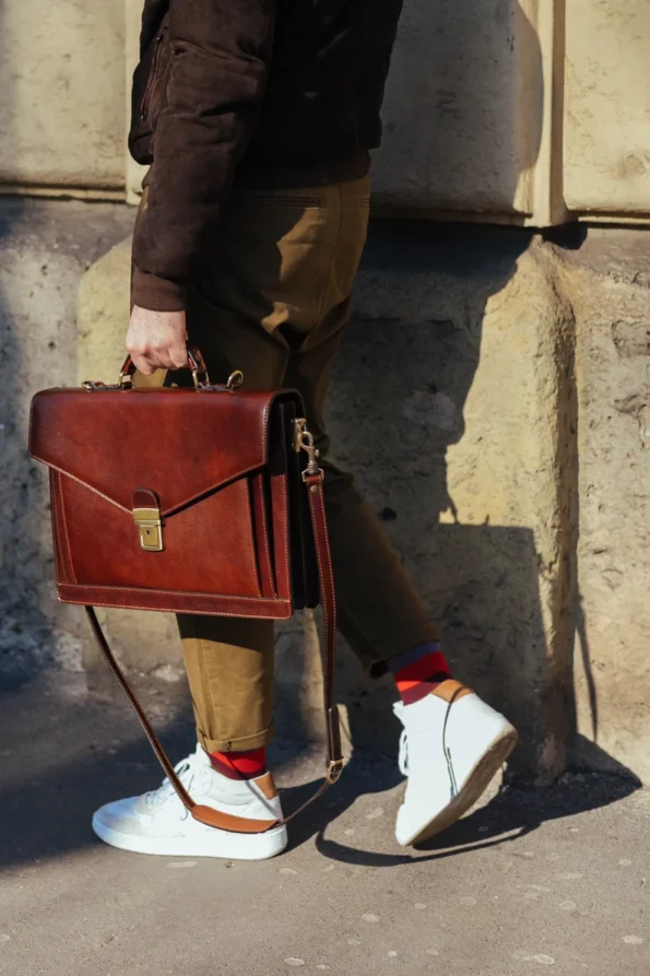 Leather Briefcase for Men