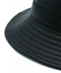 Women’s Black Leather Riviera Hat