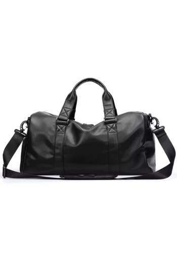 Leather duffel
