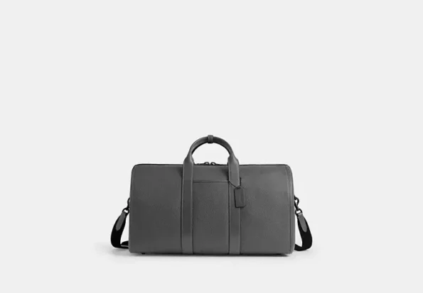 Leather duffel bag for men