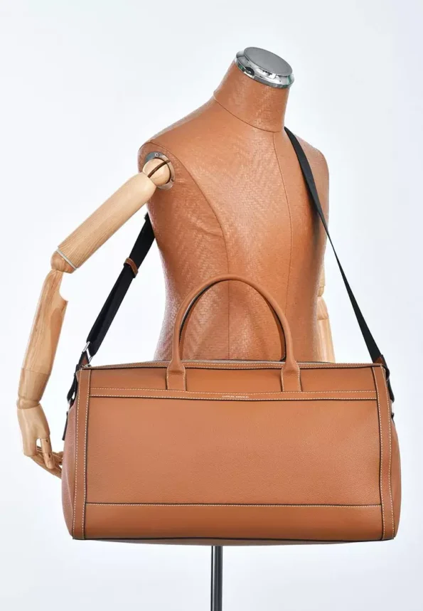 Leather duffle
