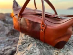 Premium leather weekend bag