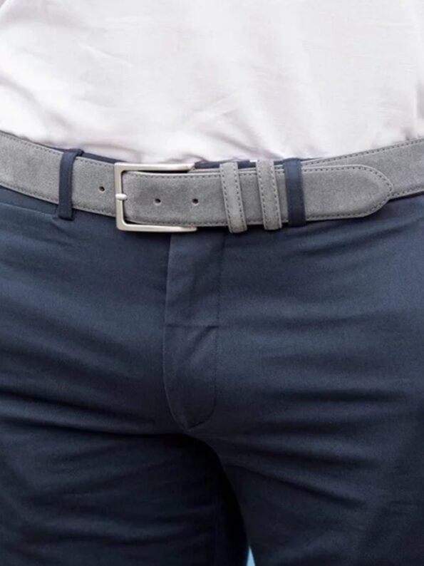 Lino suede leather belt