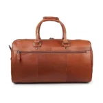 Leather travel bag for men
