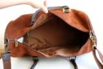 Suede Leather Duffel