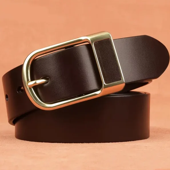 Men's casual buckle belt