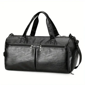 PU Leather Travel Duffel Bag