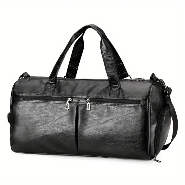 PU Leather Travel Duffel Bag