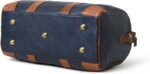 Soft leather gym bag for men