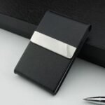 Sophisticated Black Leather Cigarette Case