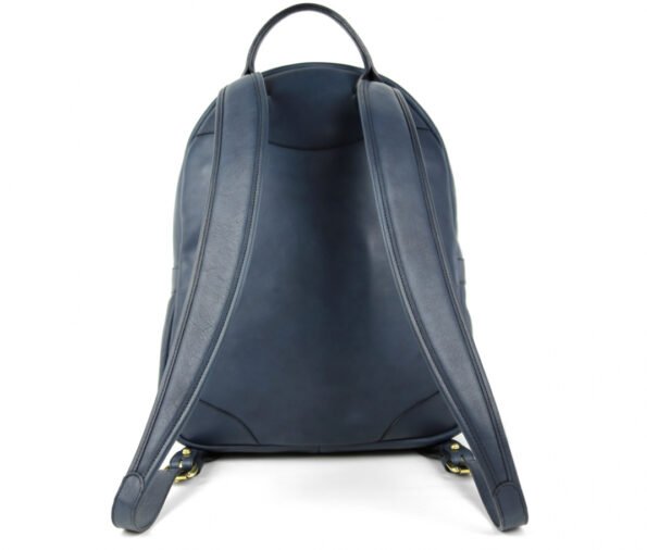 Stylish Leather Zipper Backpack