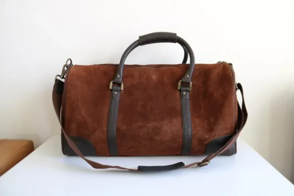 Suede Leather Duffel