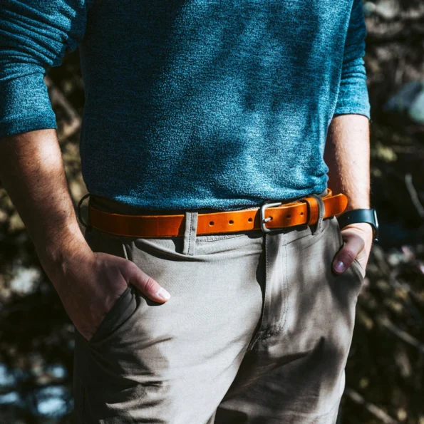 Tan Dress Belt