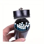 Faux leather smoking case