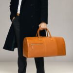 Top men’s leather duffel bag