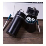 Faux leather smoking case