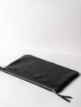 Mini Black Leather Clutch