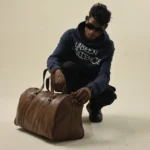 Synthetic Leather Duffle Bag
