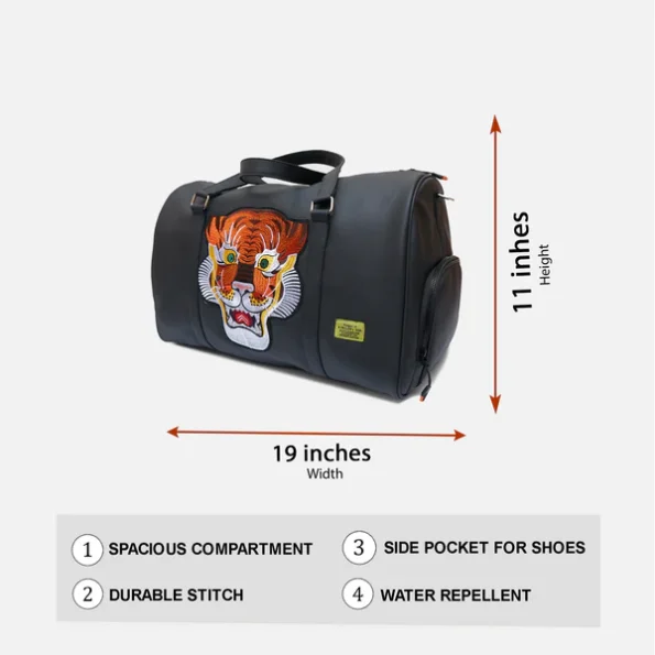 Duffel with Lion Design
